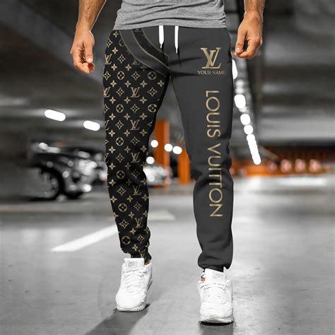 custom louis vuitton sweatpants|Louis Vuitton jogger suit.